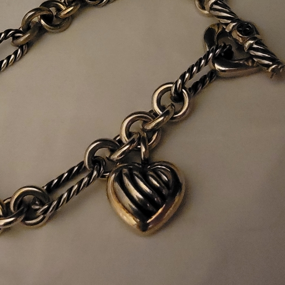 David Yurman Cable Heart Bracelet - Picture 2 of 6